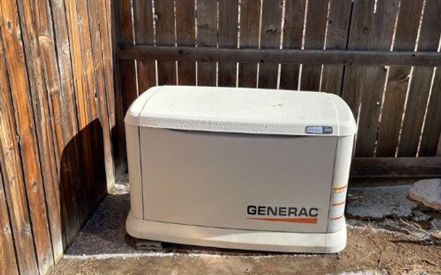 Generac generator install in the Greater Lafayette area