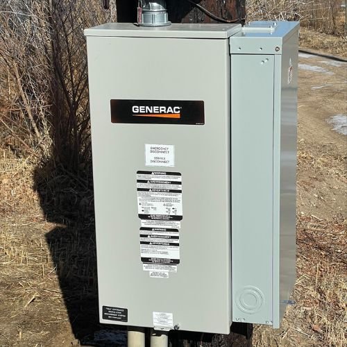 Generac generator installed by Blackout Electric in Indiana